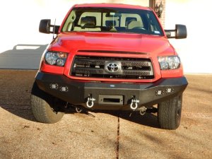 Toyota Tundra Front Bumper - DV8 Offroad - Steel Construction, 2 Stage Powder Coat Finish - Textured Black - `07-`13 Toyota Tundra Front Bumper - DV8 Offroad - Steel Construction, 2 Stage Powder Coat Finish - Textured Black - `07-`13